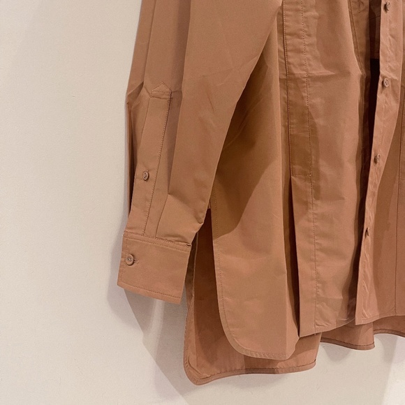 3.1 PHILLIP LIM Bra-Detail Oversized Poplin Shirt US4 - Picture 10 of 13